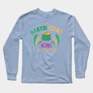 Mardi Gras King T-shirt and Apparel Long Sleeve T-Shirt